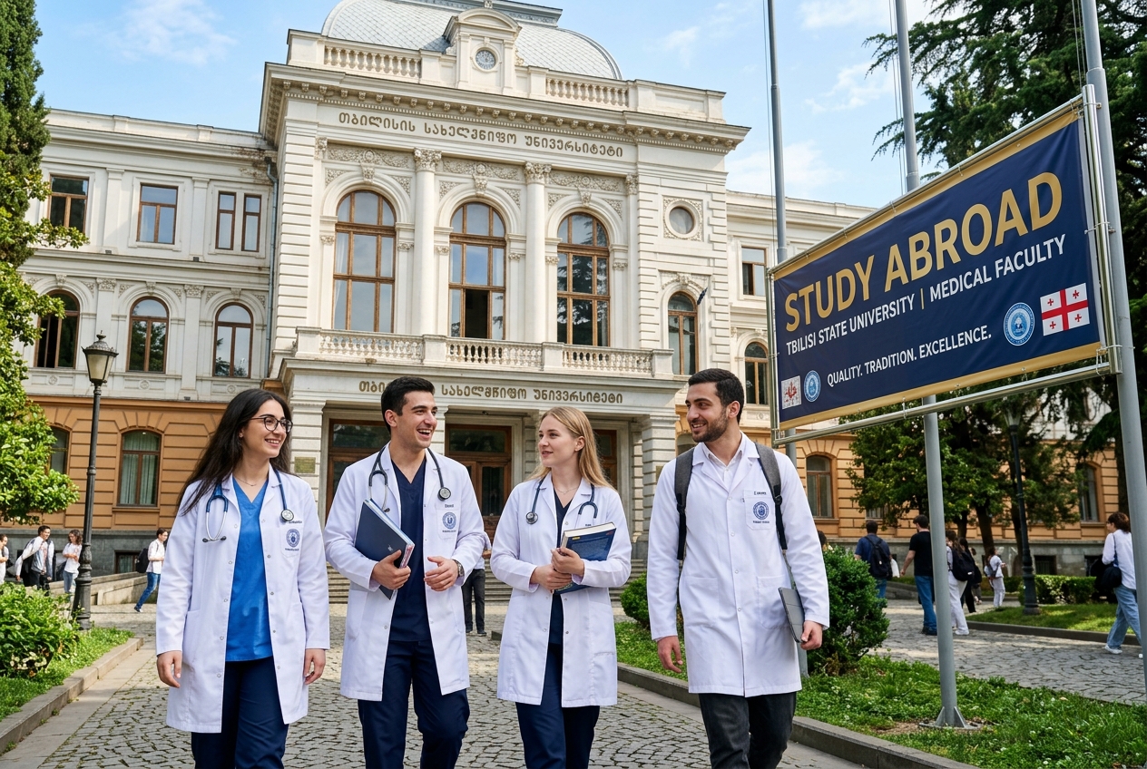 Medical students at European campus